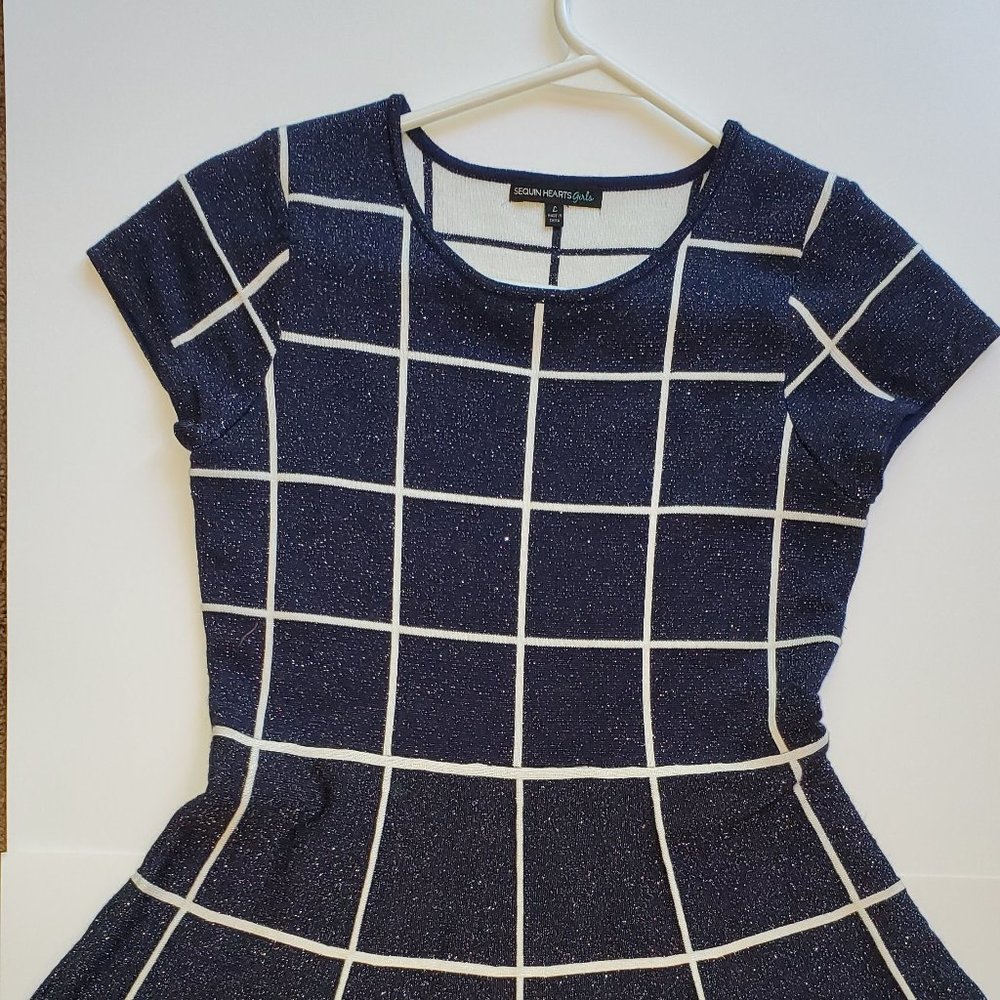 sparkly Sequin Hearts girls dress